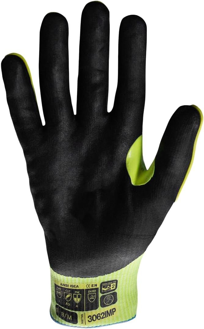 HEXARMOR | Industrial Cut-Resistant And Abrasion Resistance Safety Work Gloves | TouchScreen Compatible | Helix 3062IMP - Image 4